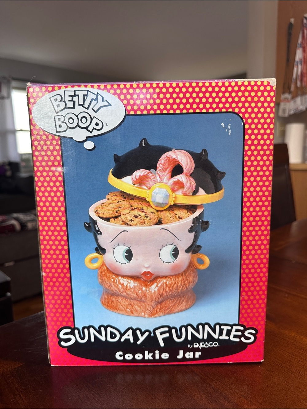 Betty Boop Flapper Girl Cookie Jar Sunday Funnies by Enesco Brand New